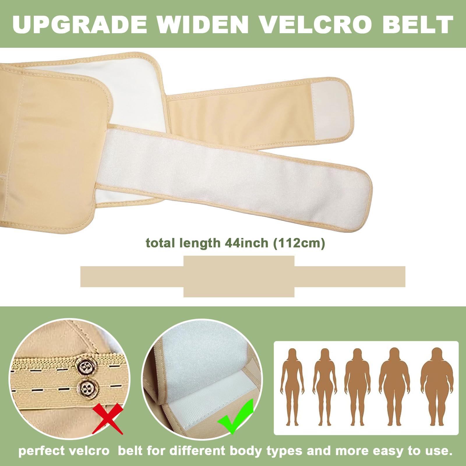 AllWeNeDo Castor Oil Pack Wrap Kit 2 Pack Adjustable Reusable Castor Oil Packs Organic Cotton for Liver Detox Machine Washable Anti Oil Leak(Castor Oil Not Included