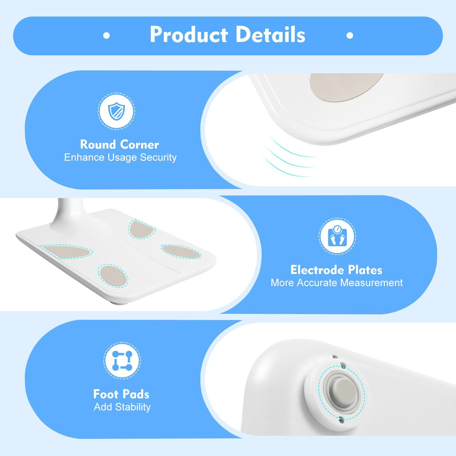 DONSU Digital Weight Scale 200Kg/400Lbs,Professional Physician Office Medical Measure Height,BMI Body Fat Measurement Device+Rod