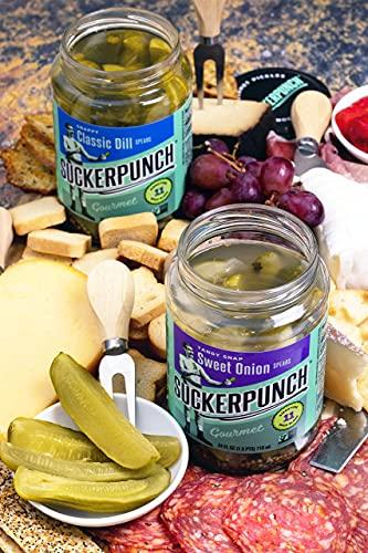 SUCKERPUNCH SuckerPunch Gourmet Classic Dill Pickle Spears 24 Ounce, 2-Pack
