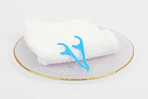 DentAdvance DentAdvance Original Dental Floss Picks - Easy Reach Back Teeth | Tooth Flossers |Blue, Unflavored, 70 ct, w/ Travel Case