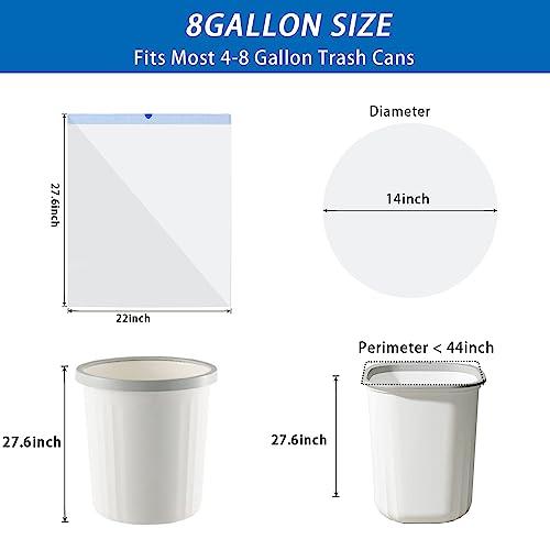 Yhywcy 13 Gallon Tall Kitchen Drawstring Trash Bags - 1 MIL Super Thicker No Ripping Garbage Bags Unscented for Restaurant, Office 13 Gallon Large Trash Cans (60count)