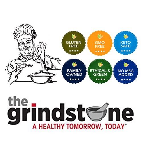 THE GRINDST NE A HEALTHY TOMORROW, TODAY Organic Tuscany Bread Dipping Mix, Authentic Tuscan Seasoning for Gourmet Bread Dipping, Pasta, 2.0 oz each Reusable Glass Jar with Bamboo lid, Pack of 2