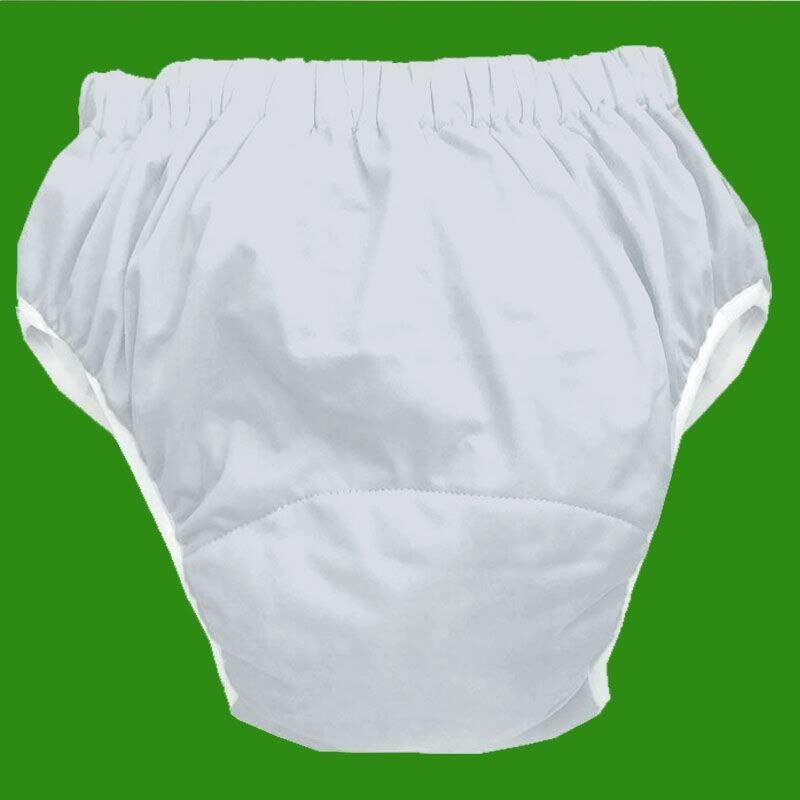 Generic Leak-Proof Adult and Elderly Cloth Diapers - Washable Incontinence Underwear for Men and Women, Big Children and Adolescents (Yellow,M)