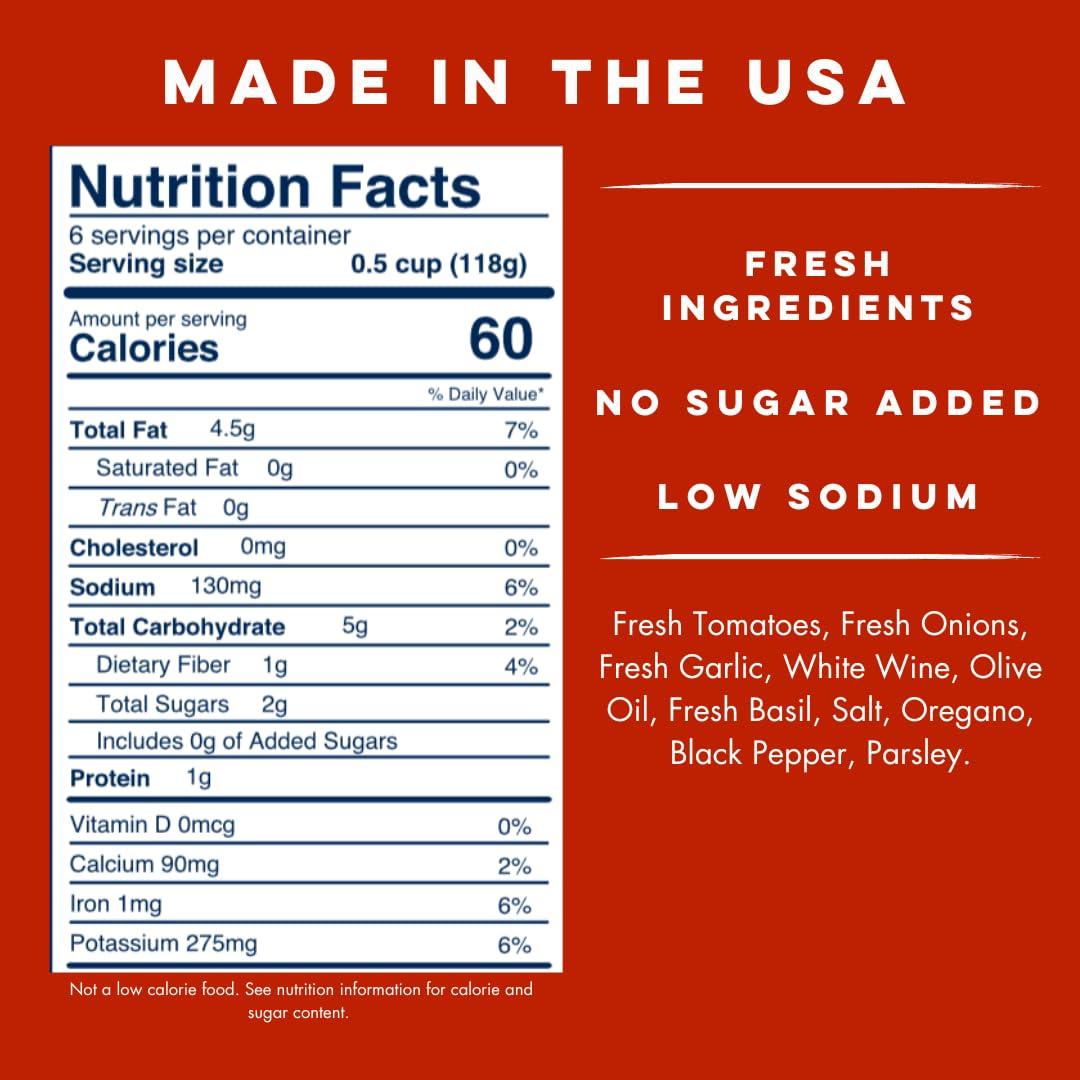 Yo Mamas Foods Yo Mama's Foods Keto Marinara Pasta Sauce - Pack of (12) - No Sugar Added, Low Carb, Low Sodium, Gluten Free, Paleo Friendly, and Made with Whole, Non-GMO Tomatoes.