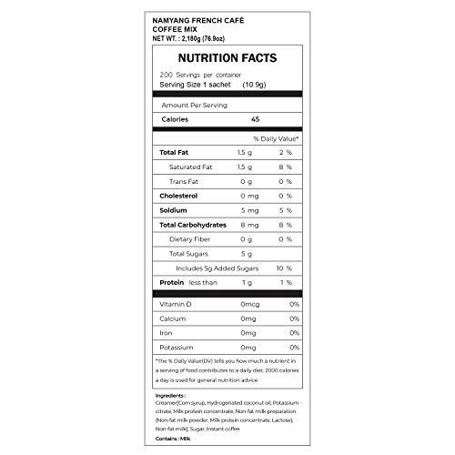 NAMYANG Namyang French Cafe Instant Coffee Mix (200 Sticks)
