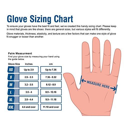GLOVEPLUS GLOVEPLUS AMMEX Industrial Clear Vinyl Gloves, Latex Free, Powder Free, Food Safe, Disposable, Non-Sterile
