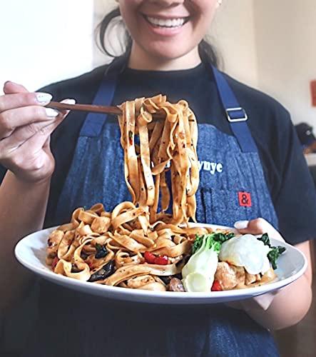 KA-ME Ka-Me Wide Lo Mein Noodles Chinese Pack Of 72 - Bulk Lo Mein Noodles Dry For Delicious And Authentic Quick Meals