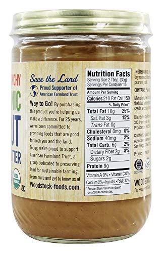 Woodstock Farms Organic Crunchy Peanut Butter