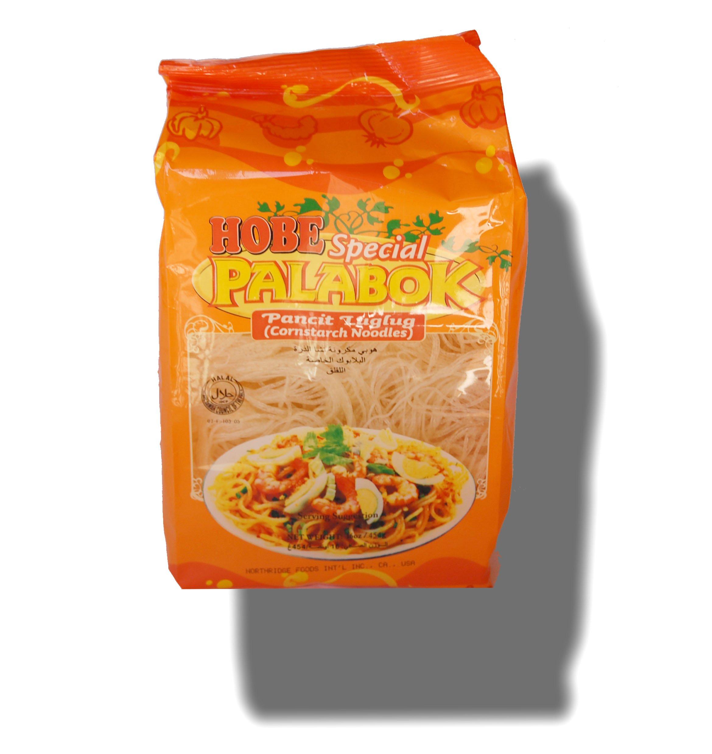 HOBE Hobe Special Palabok Pancit Luglug (Cornstarch Noodles) Hal-al 16oz./454g