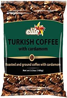 ELITE Elite Turkish Coffee With Cardamom Roasted And Ground 3.5 Oz. Pk Of 6.