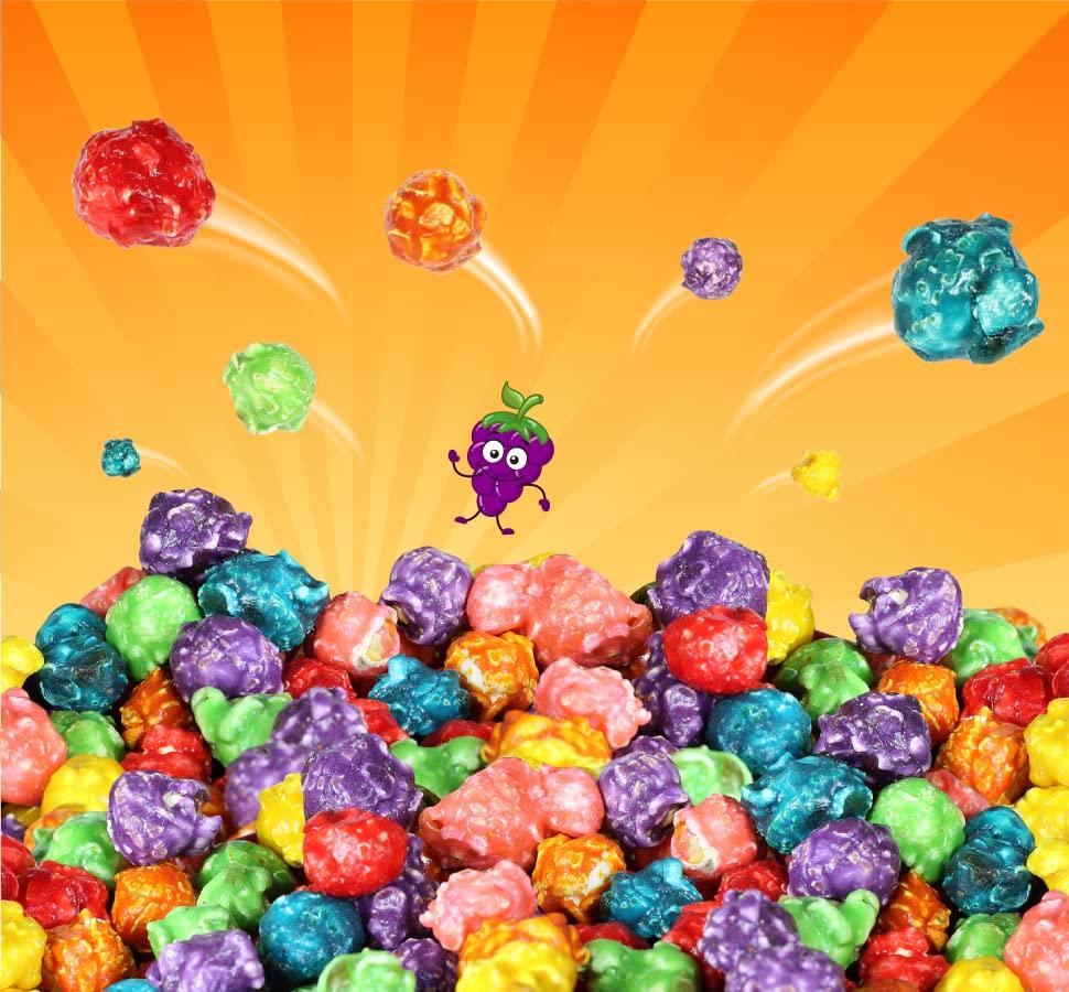 It's Delish Gourmet Rainbow Colored Popcorn by It's Delish – 1 lb Bulk Bag | Multi Color Popcorn Snack - Fruity Flavored Popcorn Fun Confetti | Birthday Party, Events – Gluten Free, Vegan, Kosher
