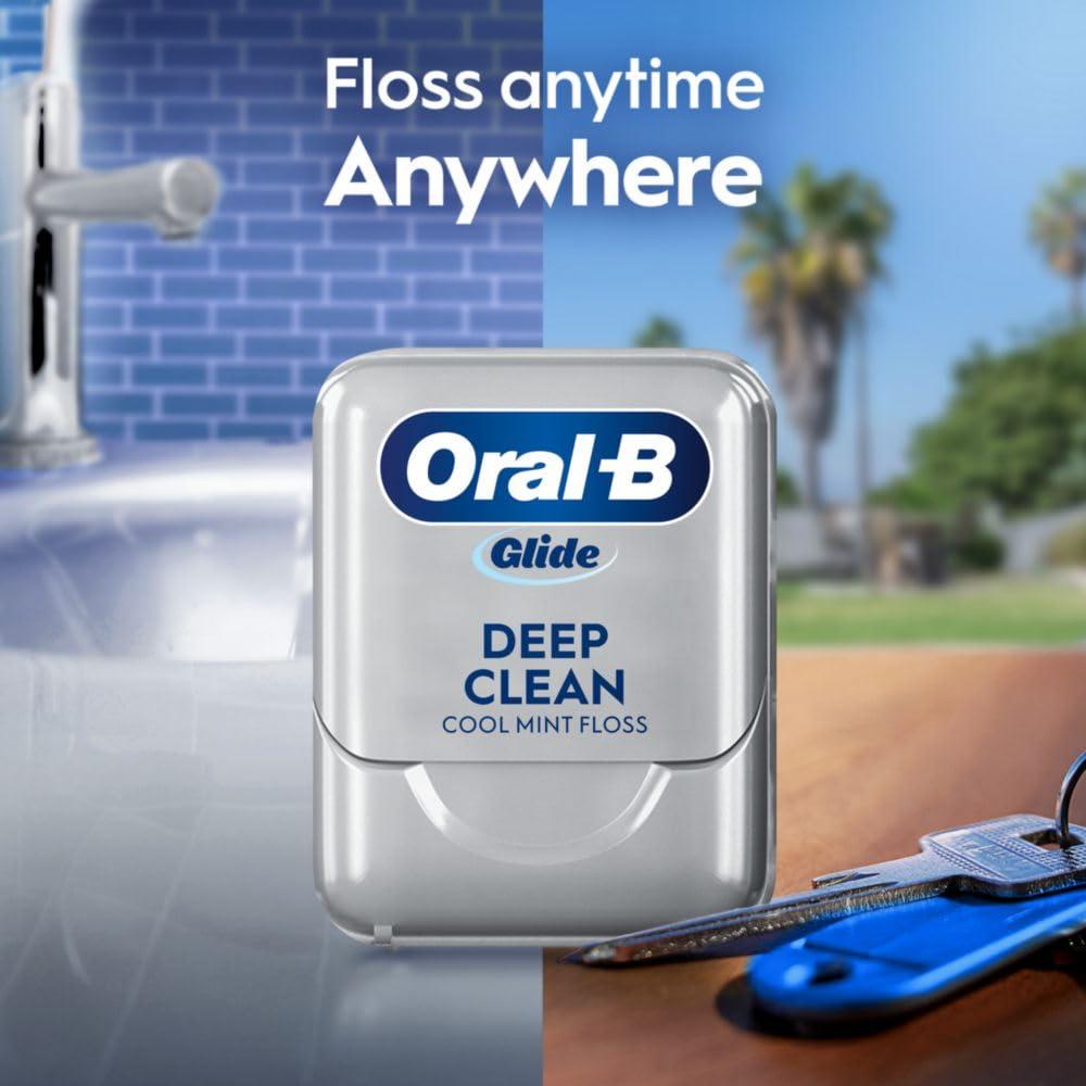 Oral-B Oral-B Glide Cool Mint Deep Clean Floss, 6 Count, Glide Dental Floss
