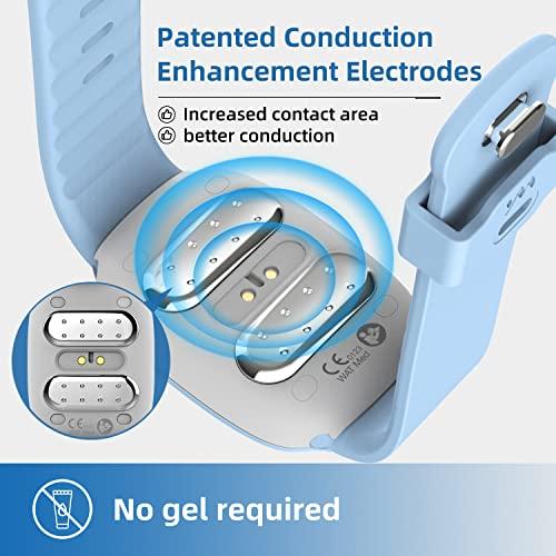 EmeTerm EmeTerm Anti-Nausea Wristband Relieve Morning Motion Travel Sickness Rechargeable Drug Free Bands Without Side Effects - Extra 2pack Conductive Gel