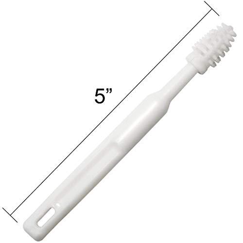 Rehabilitation Advantage Rehabilitation Advantage Gum, Teeth, & Tongue Massage Brushes, Set of 4,White