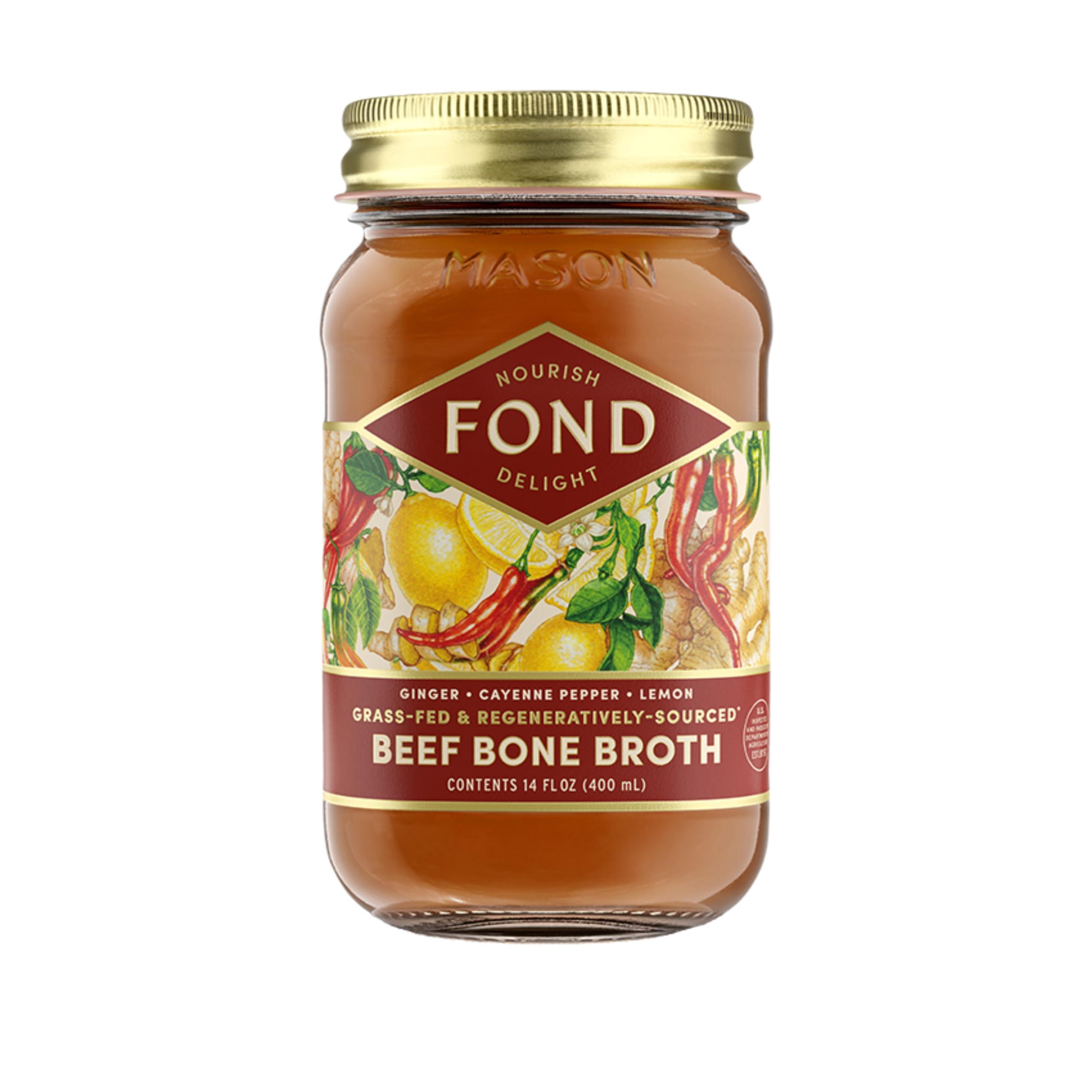 FOND NOURISH DELIGHT FOND Grassfed Beef Bone Broth Variety Pack