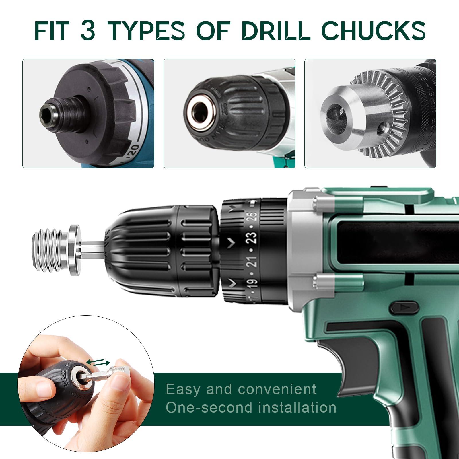 GOH DODD Power Scrub Pads Drill Attachment, GOH DODD 15 Pieces 5 Inch Headlight Restoration Kit Cleaning Kit Scouring Pads with Baker and Universal Shaft for Kitchen, Bathroom, Grout, Carpet, Tub, Grill, Tile