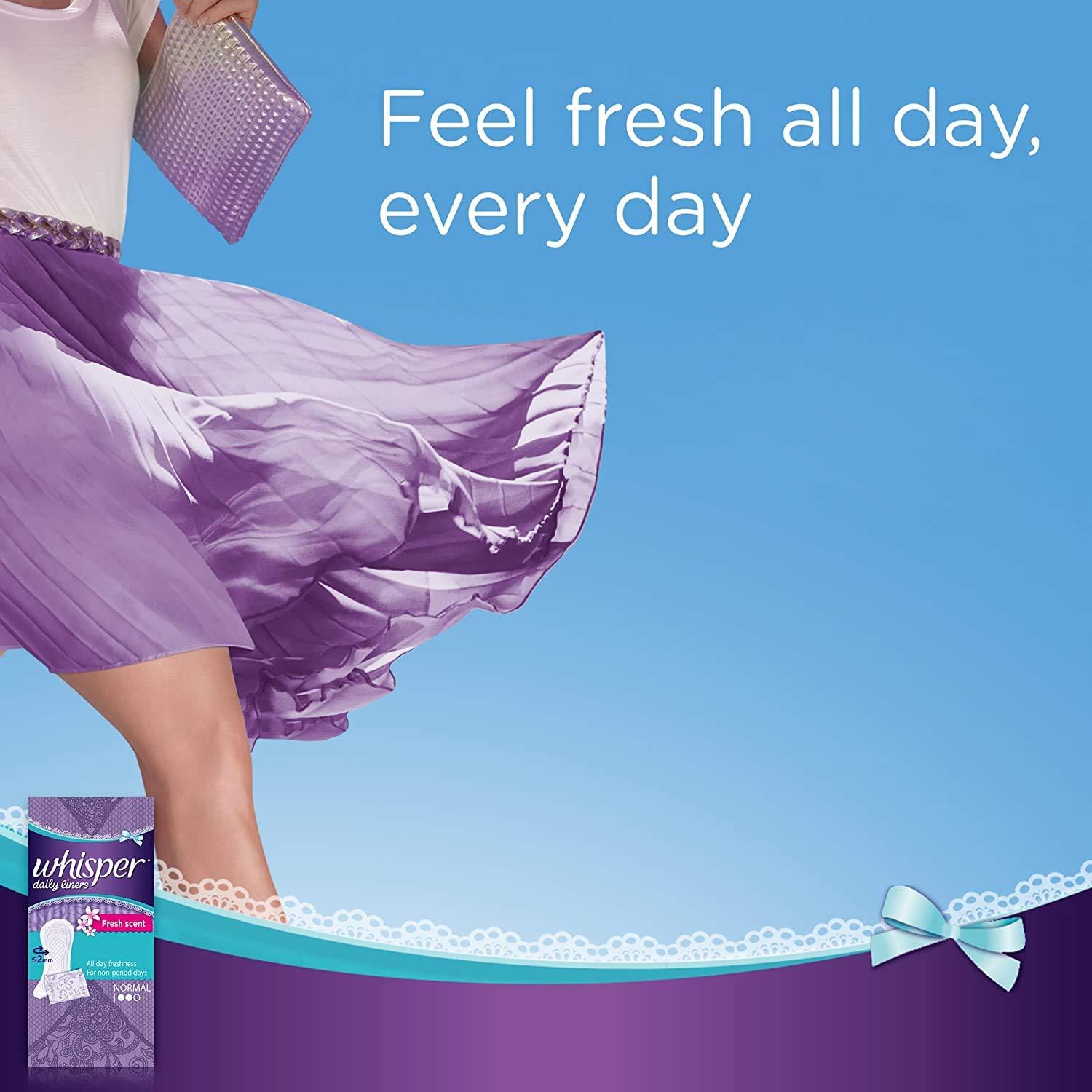 WHISPER Whisper Daily Liners Clean & Fresh Normal 20N - India