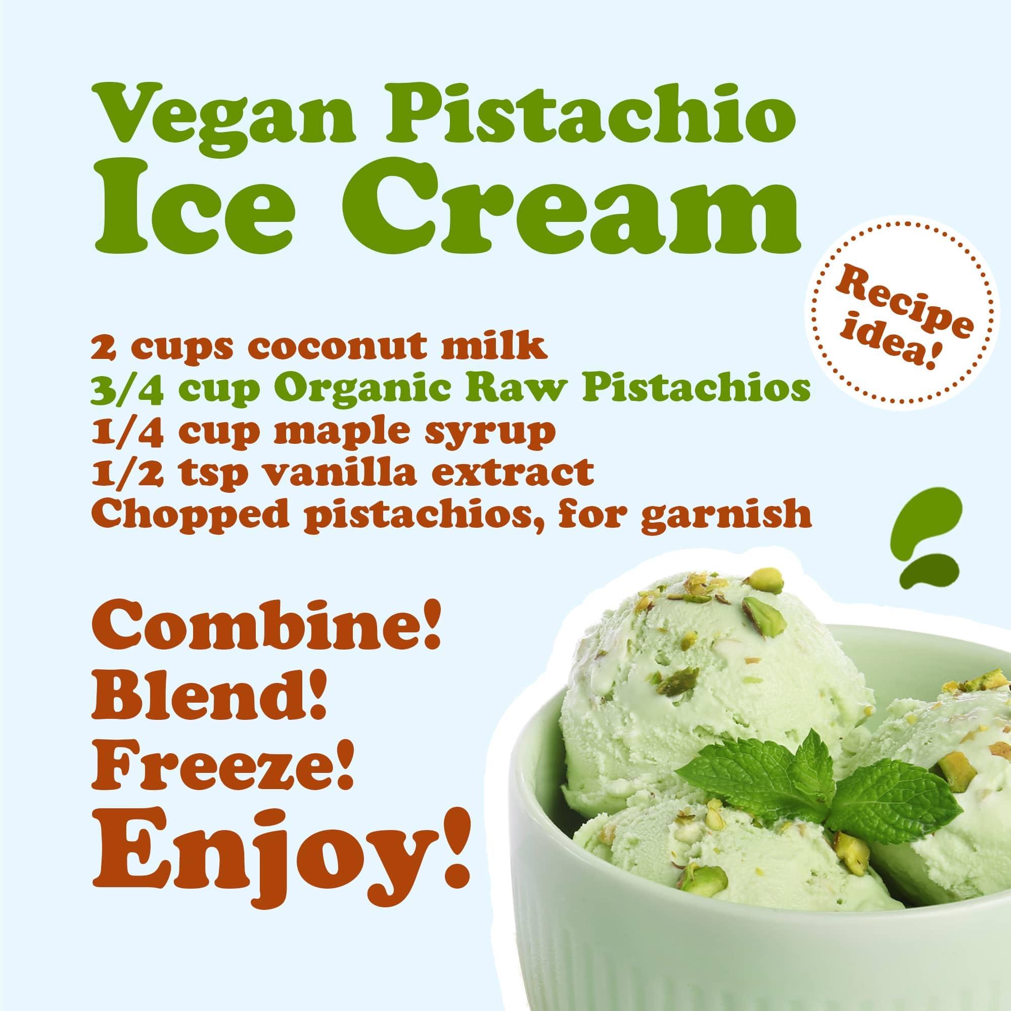 Food to Live Organic Raw Pistachios, No Shell, 16 Pounds Non-GMO Unsalted and Unroasted Kernels. Perfect for Snacking and Cooking. Nutritious Nuts Packed with Protein, Fiber, and Healthy Fats. Kosher. Bulk