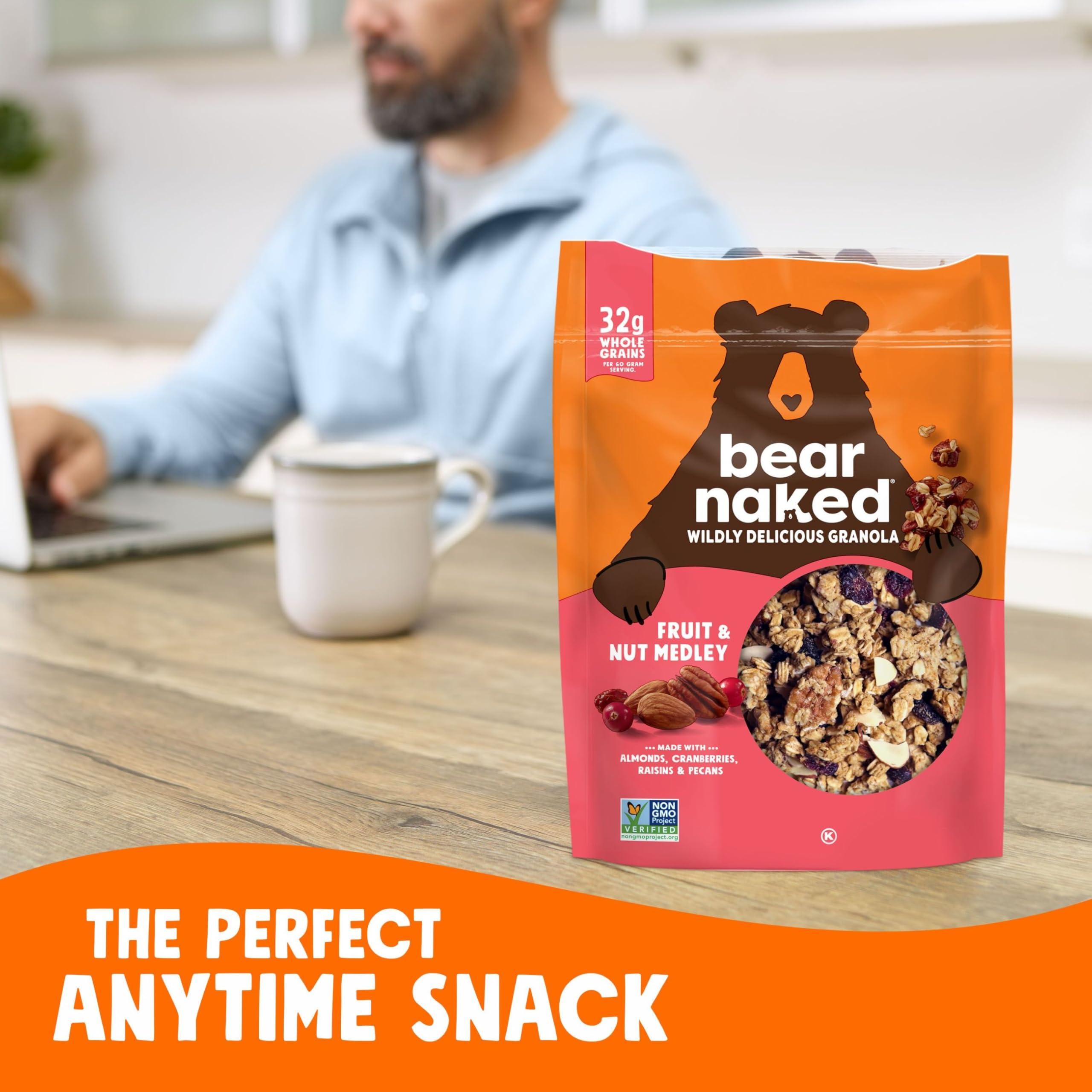 Bear Naked Bear Naked Granola Cereal, Breakfast Snacks, Fruit and Nut, 12oz Bag (1 Bag)