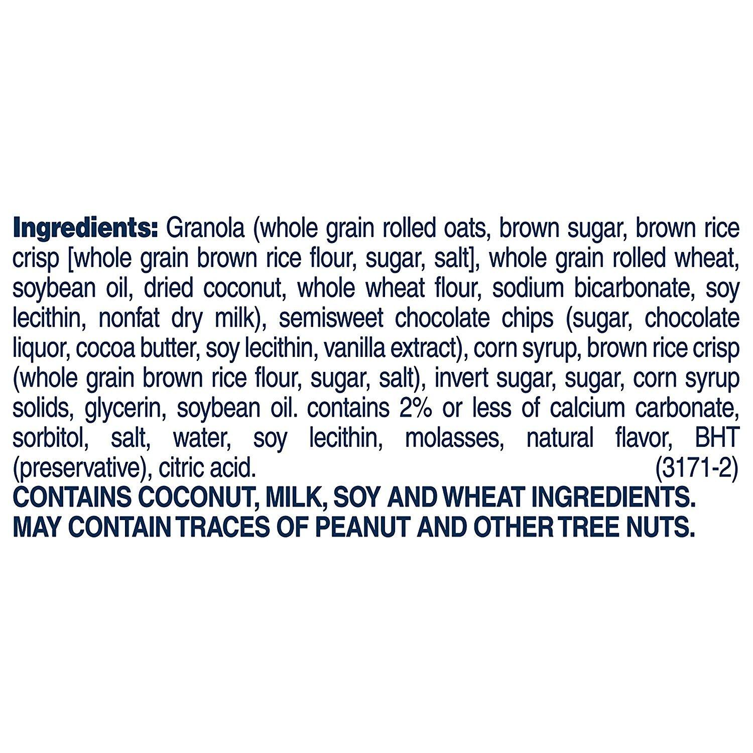 Quaker Quaker Chewy Granola Bars, Chocolate Chip, (58 Pack)