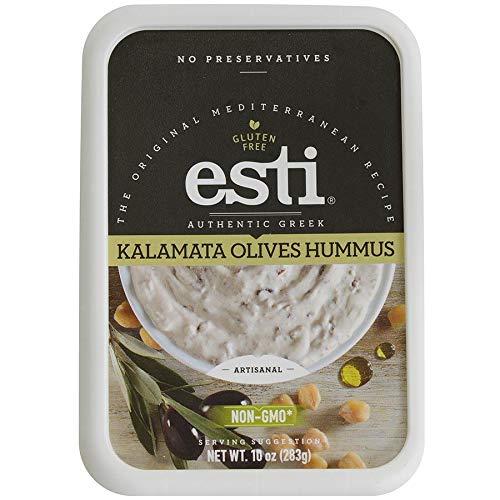 ESTi Greek Kalamata Olives Hummus Spread - 10 oz tub
