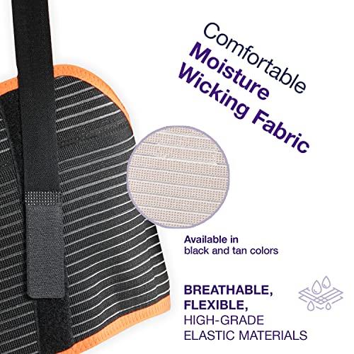 Armor Armor Adult Unisex Chest Support Brace to Stabilize the Thorax after Open Heart Surgery, Thoracic Procedure, or Fractures of the Sternum or Rib Cage, Black Color, Size Small, for Men and Women