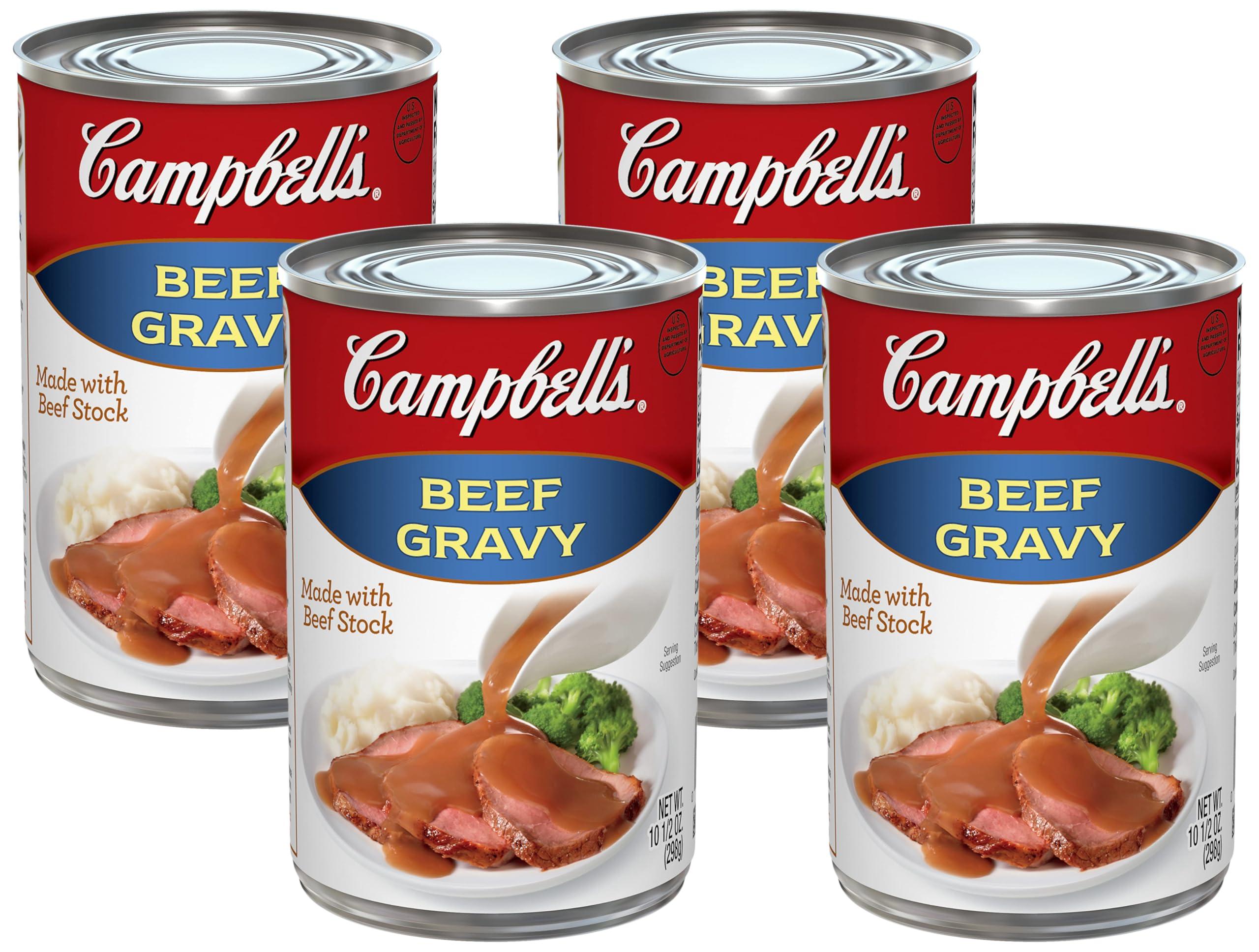 Campbell\'s Campbell\'s Beef Gravy, 10.5 Oz Can (Pack of 4)