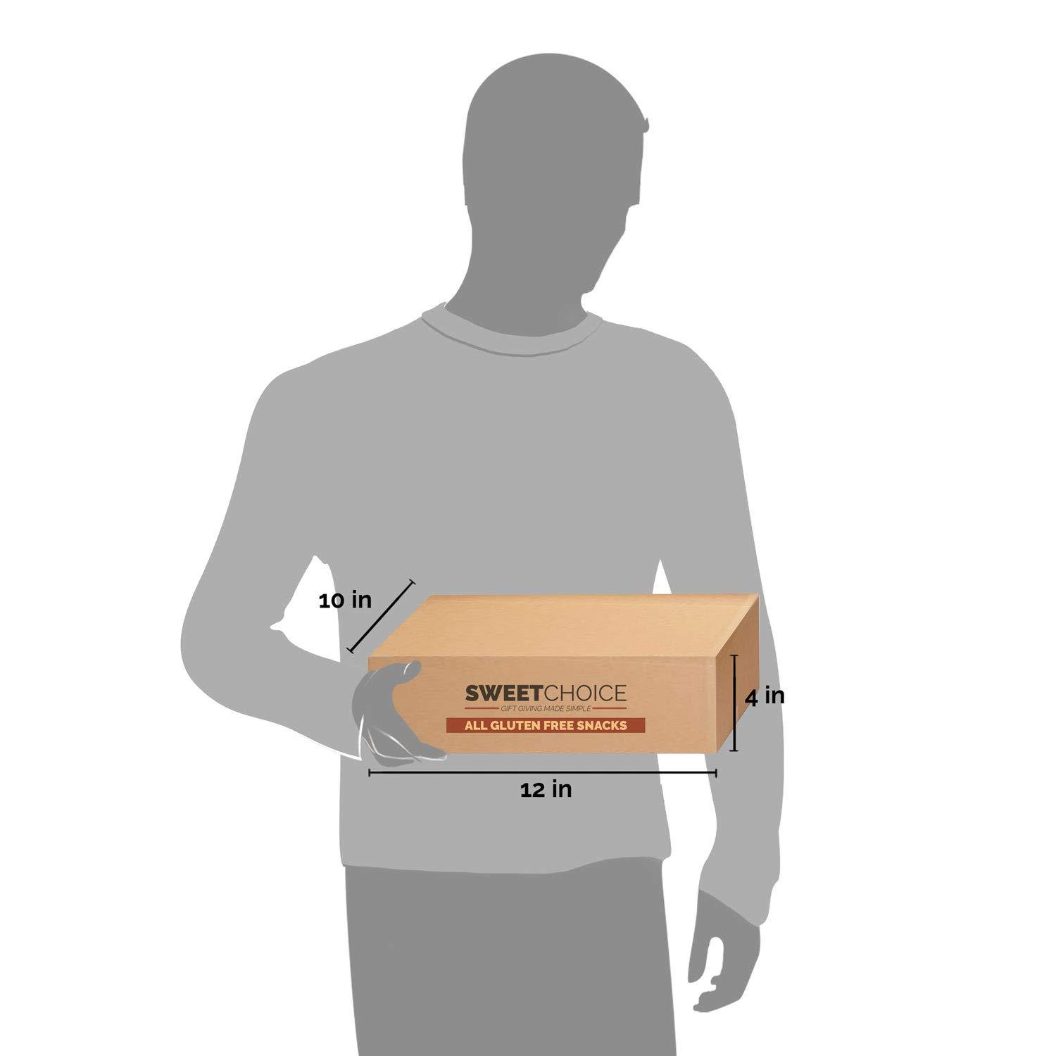 Sweet Choice Snack Box(40 Count) christmas Variety Pack Gift care package Candy Gift Basket - College Student Care Package, Prime Food Arrangement Chips, Cookies, Bar\'s - Easter, Birthday Treat for Women, Men, Adults, Teens, Kids