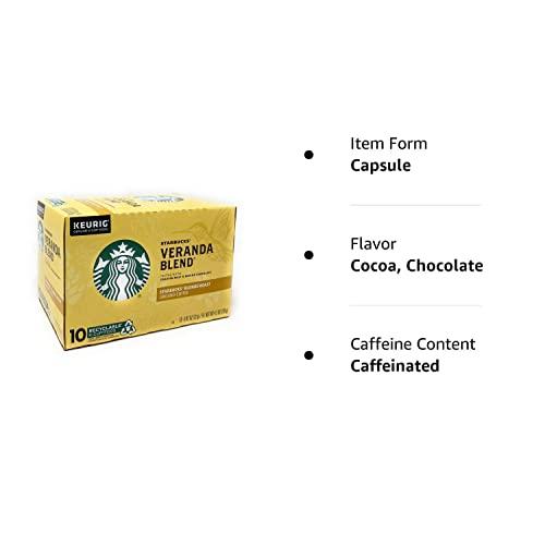 Starbucks Coffee Company Starbucks Veranda Blend Blonde Roast K-Cup pods - 10 count