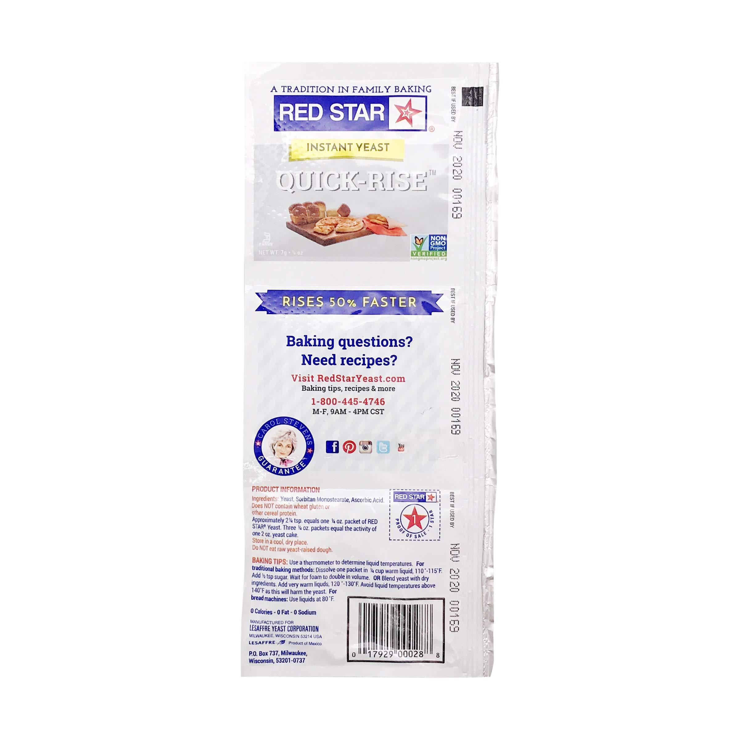 Red Star Red Star Instant Quick Rise Dry Yeast, 3 ct