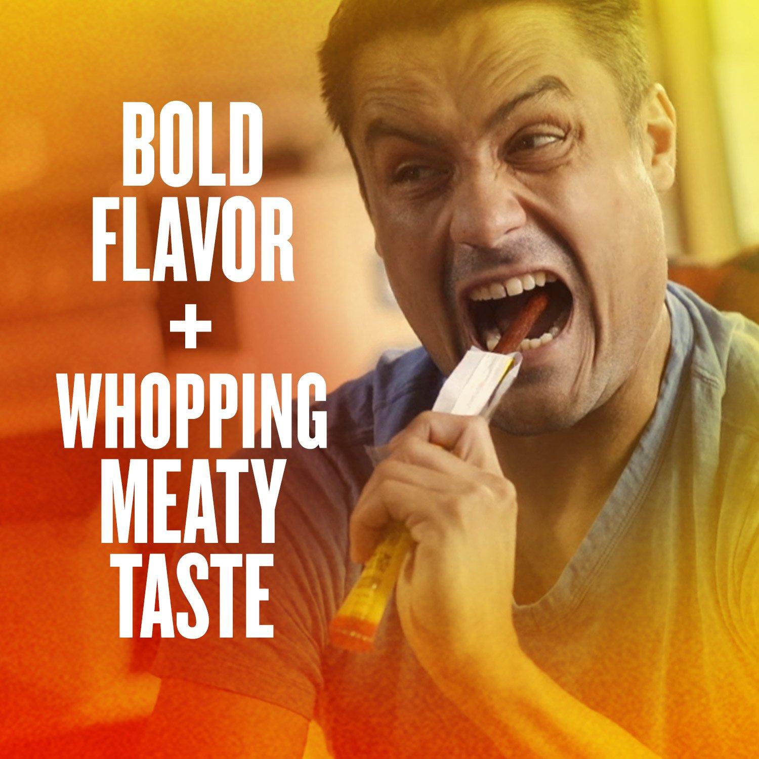 Slim Jim Slim Jim Giant Sized Original Snack Stick, Easy, On-the-Go School, Work and Travel Snacks, 0.97 OZ Meat Snacks