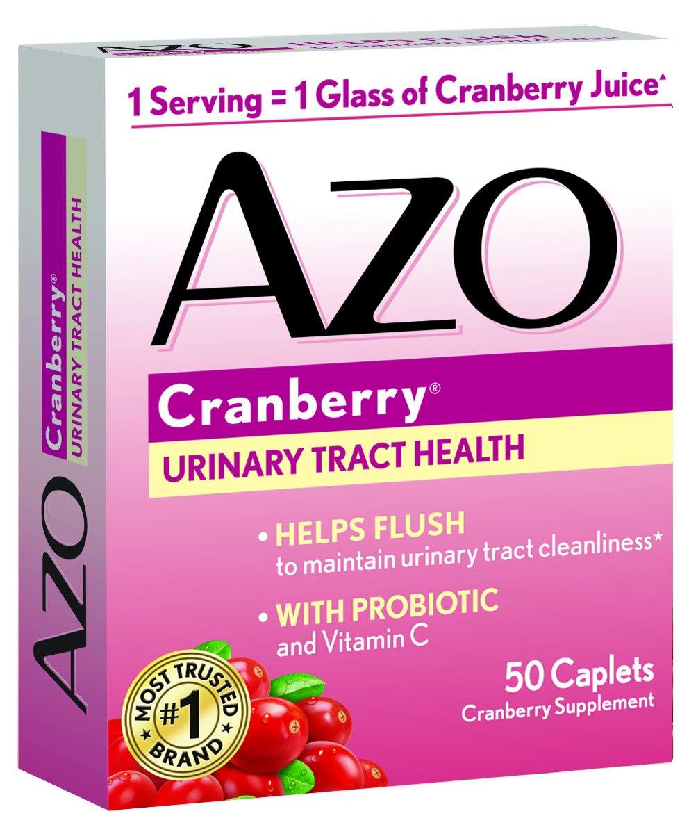 AZO AZO All Natural Concentrated Cranberry Tablets, 50 Count (Pack of 3)