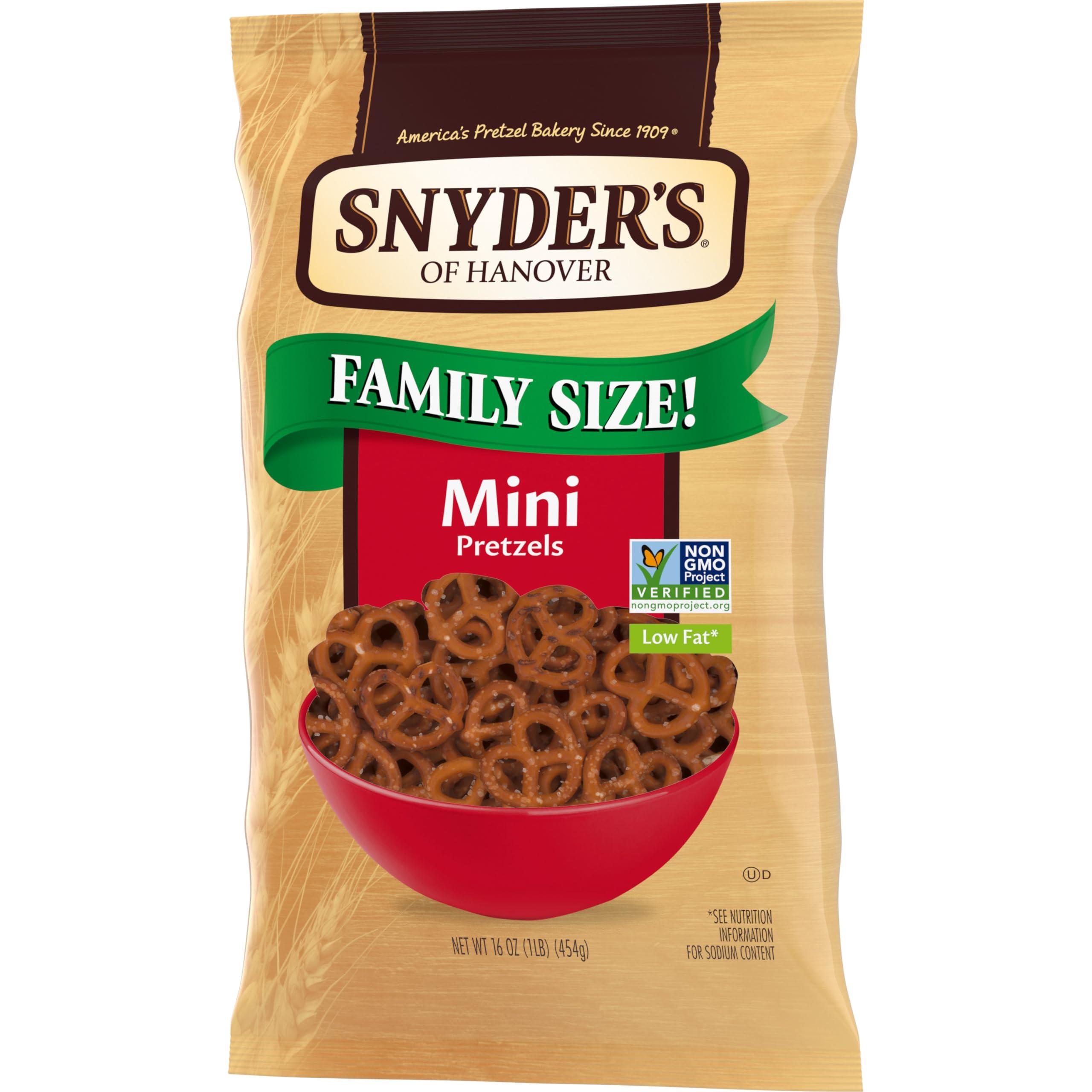 Snyder's of Hanover Snyder's of Hanover Pretzels, Mini Pretzels, Family Size 16 Oz