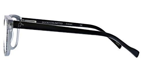 Ducks Unlimited Ducks Unlimited Men's Covert Square Reading Glasses, Blue, 2.5X + 2.5