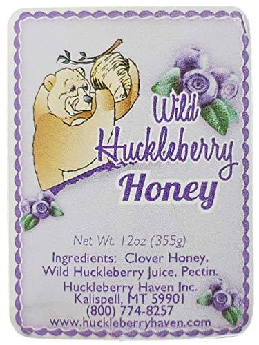 Huckleberry Haven Wild Huckleberry Honey Bear 12.0 oz