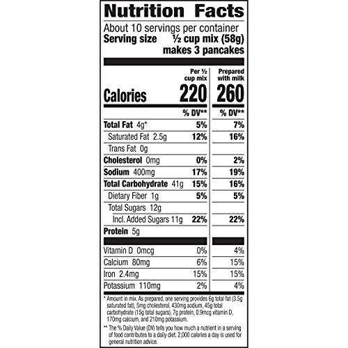 Betty Crocker Betty Crocker Bisquick Flavor Burstin' Maple Brown Sugar Pancake Mix, 20 oz (Pack fo 5)