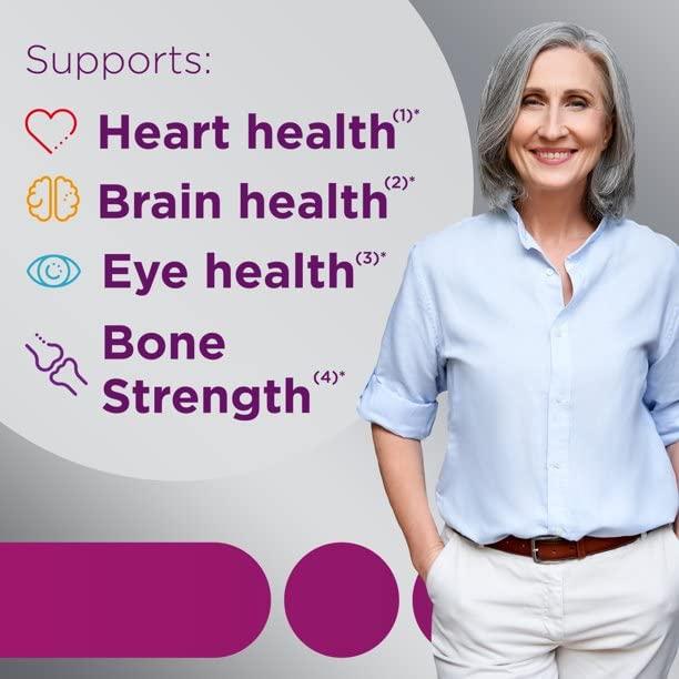 Tablets Tablets Minis Women 50+ Multivitamin Multimineral Heart, Brain, Eye, 160