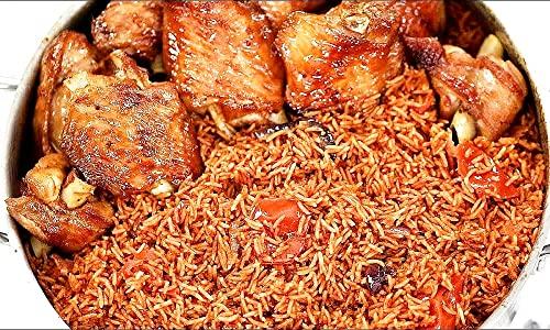 Flavor Spice LLC Jollof Rice Seasoning Crafted with 100% Natural Herbs and Spices with No Artificial or preservatives, No Salt, No Sugar, No MSG, Gluten, Great For Keto, Great For Vegan (14oz)