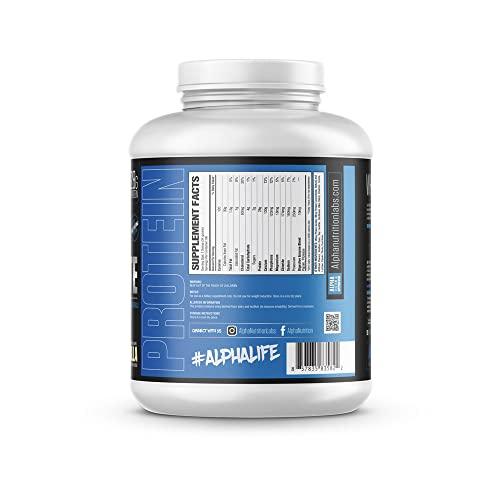 Alpha Nutrition Labs Alpha Nutrition Labs Whey Isolate Protein Powder - Vanilla Flavor, 28g of Protein, Low Carb, Keto-Friendly