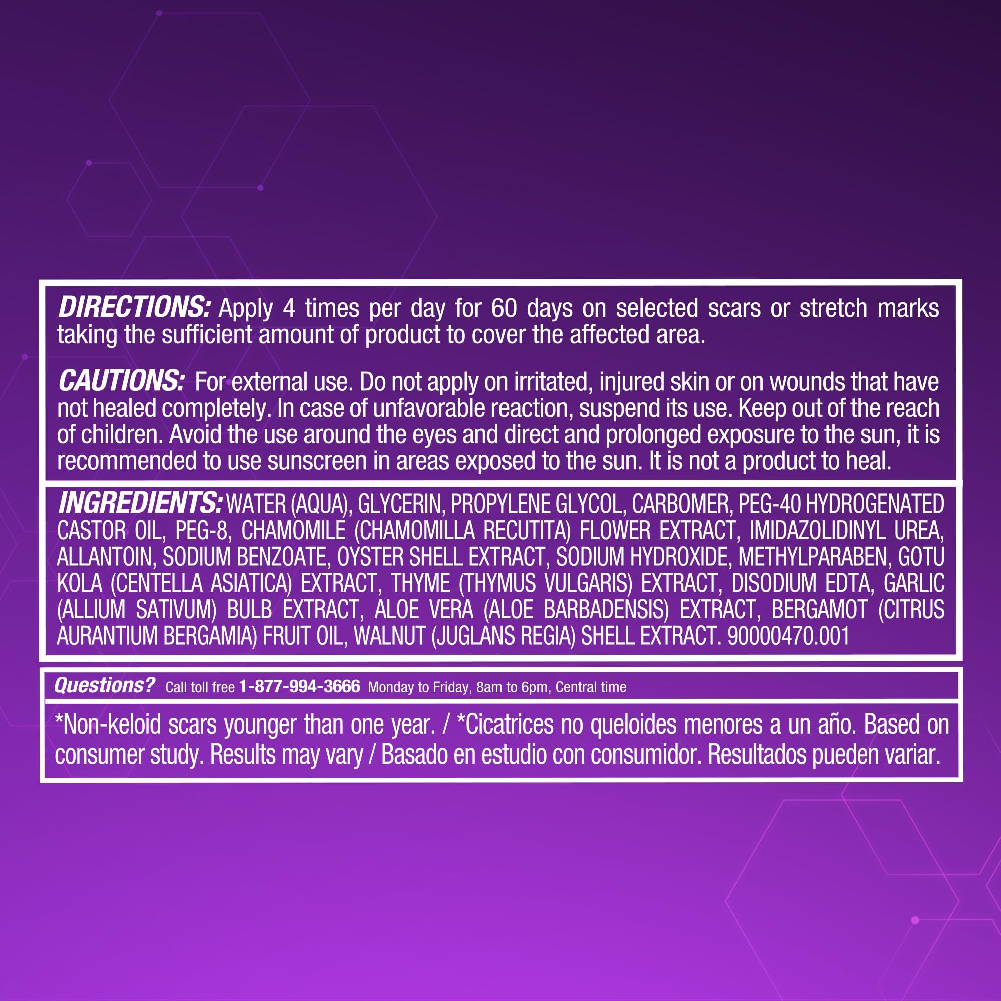 CICATRICURE Cicatricure Scars Gel 1oz Tube Multipack Value Deal Pack of 3 Tubes