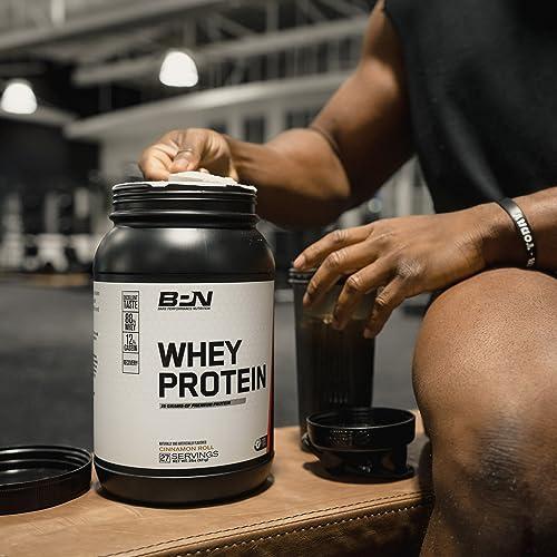 BARE PERFORMANCE NUTRITION BARE PERFORMANCE NUTRITION, BPN Whey Protein + Casein Protein Powder Blend, Chocolate Peanut Butter, 25g Protein per Serving Supports Lean Muscle Recovery, 27 Servings, Third Party Tested