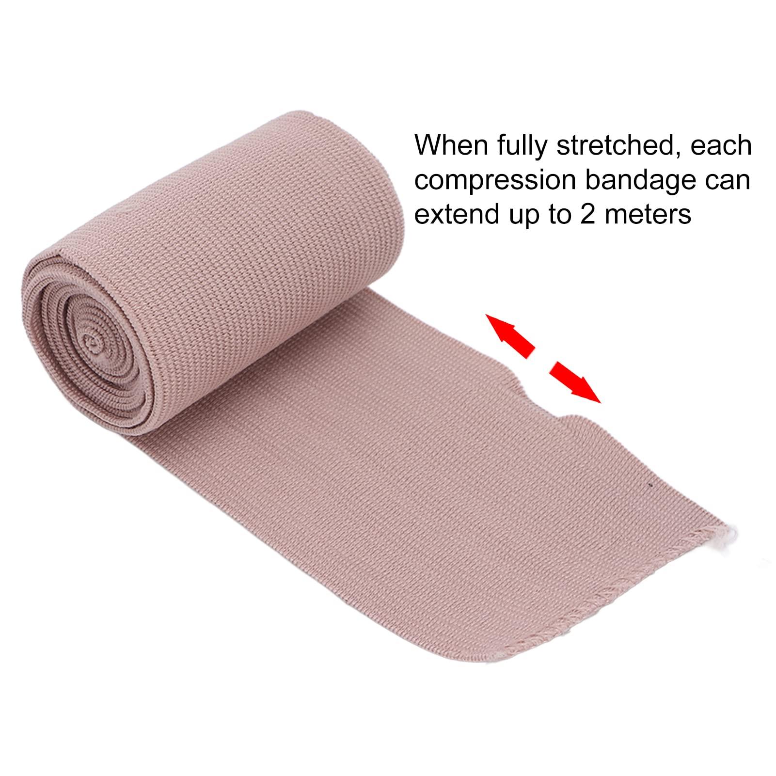 01 02 015 Elastic Bandage Wrap, Stable Reliable Bandage Wrap Long Lasting Effect for Elbows for Ankles for Wrists