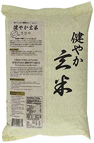 Sukoyaka Sukoyaka Brown Rice, Genmai, 15-Pound (2-PACK)