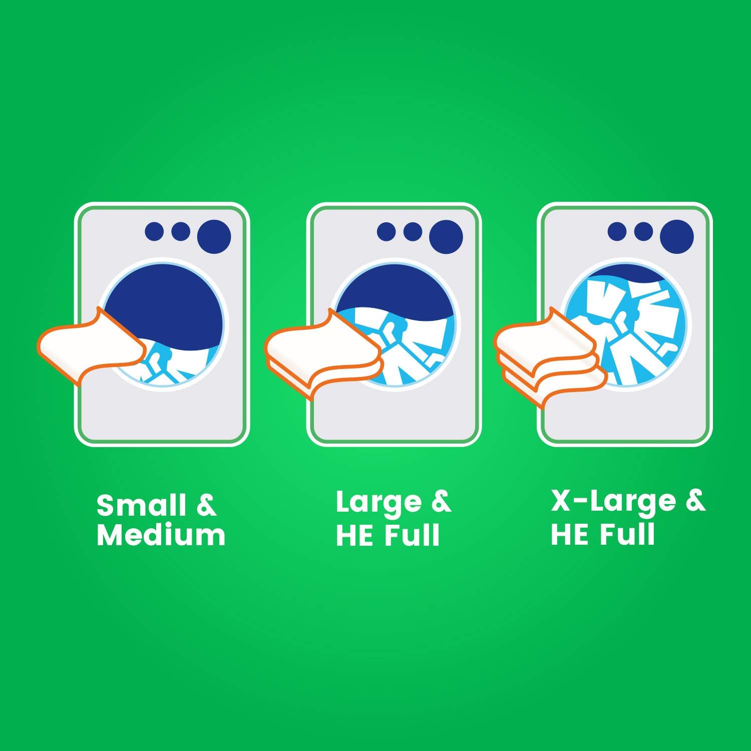 Gain Gain Fabric Softener Dryer Sheets, Island Fresh Scent, 105 count