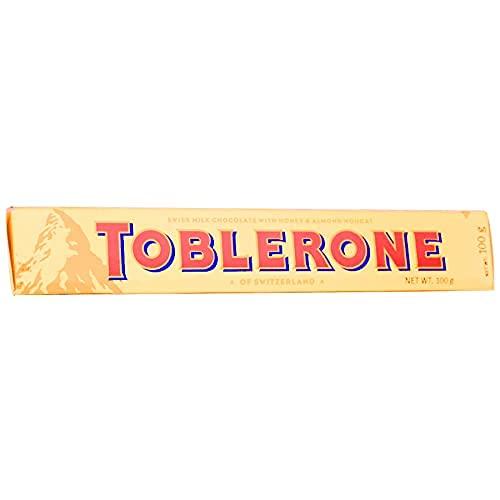 Toblerone TOBLERONE SWISS MILK CHOCOLATE WITH HONEY AND ALMOND NOUGAT 6 X 100 G BARS by Toblerone