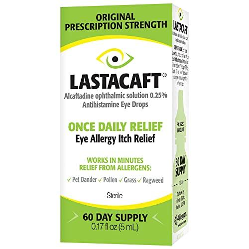 Lastacaft Lastacaft Once Daily Eye Allergy Itch Relief Drops, 60 Day Supply, 0.17 Fl Oz (Pack of 1)