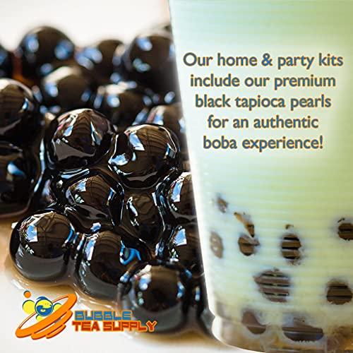Bubble Tea Supply BUBBLE TEA SUPPLY At Home Wintermelon Syrup Black Tea [40-45 drinks] Starter Bubble Tea Kit Gift Set Bubble Tea Boba Instant Boba Milk Tea Tapioca Bubble Tea Bubble Tea Starter Kit Tapioca Balls Boba