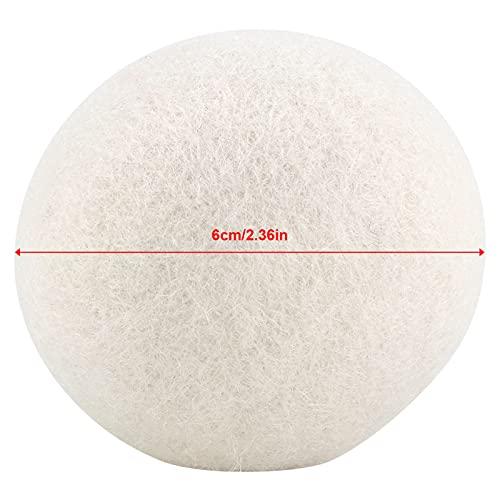 Alvinlite Alvinlite Wool Dryer Balls, Reusable Natural Wool Laundry Fabric Softener Ball Dryer Sheets Alternative Laundry Replacement