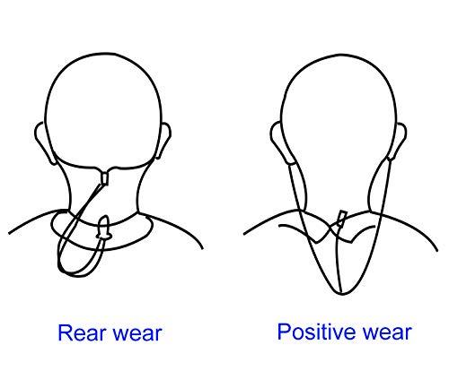 CLIP (Watermelon Red 2#) BTE Hearing Aids Clip Safty Protection Accessory w/Replaceable Silicone Loop