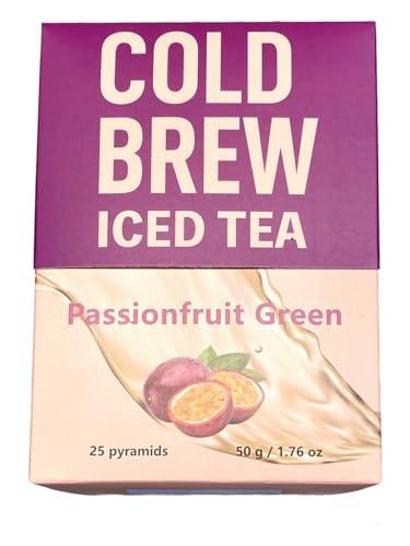 Graham Co. Ltd. Generic Iced Tea Cold Brew PASSIONFRUIT GREEN w/Matcha 25 Pyramids by Harmony Organic